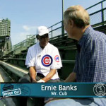 Mark Rolfing and Ernie Banks