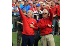 Fred Couples and Mark Rolfing